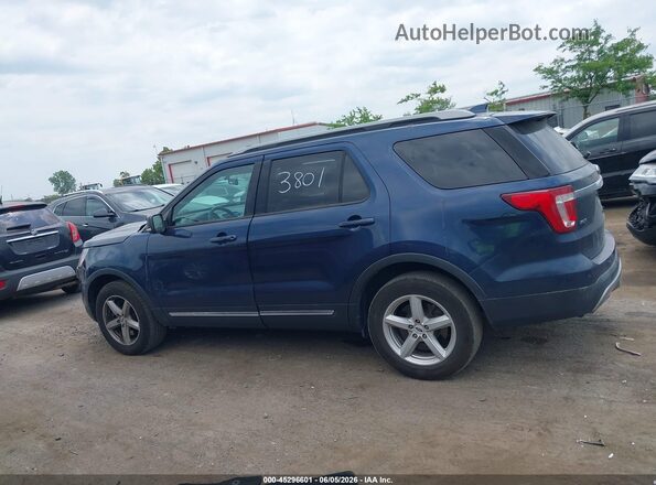 1FM5K8DH4HGD73801 2017 FORD EXPLORER Blue Սալոնի 360 աստիճան տեսք