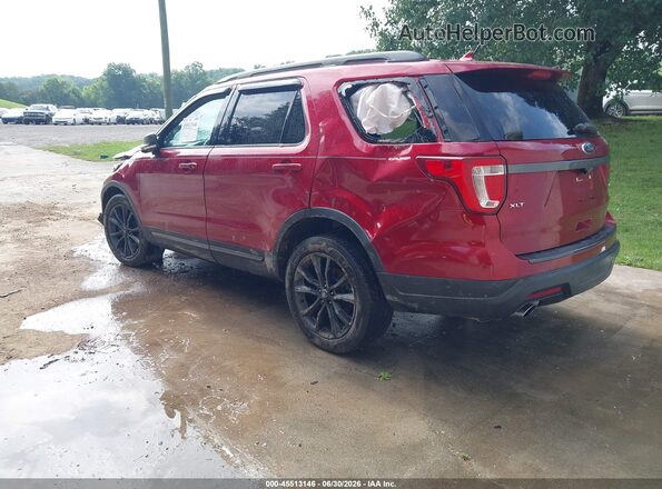 1FM5K8DH4KGA71609 2019 FORD EXPLORER Red Trasero izquierdo