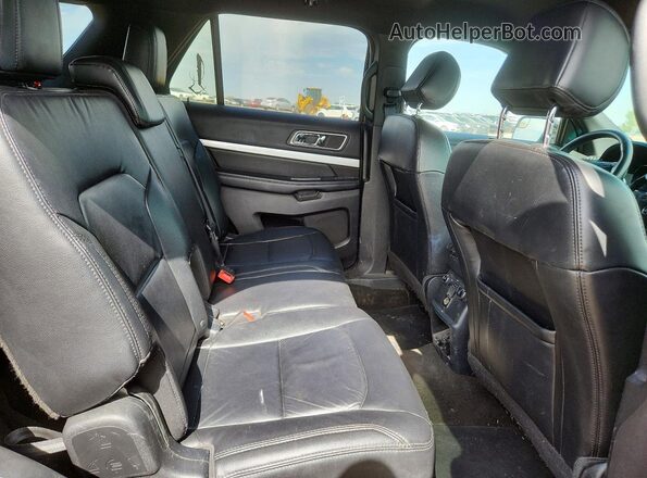 1FM5K8DH6GGA21124 2016 FORD EXPLORER Black Vista interior trasera