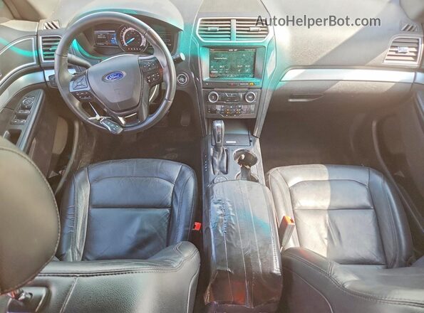 1FM5K8DH6GGA21124 2016 FORD EXPLORER Black Vista del salpicadero