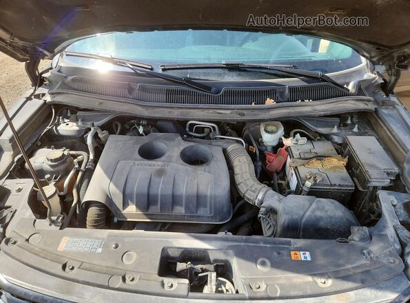 1FM5K8DH6GGA21124 2016 FORD EXPLORER Black Vista del compartimento del motor
