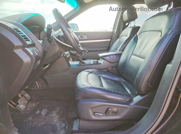 1FM5K8DH6GGA21124 2016 FORD EXPLORER Black Vista interior delantera
