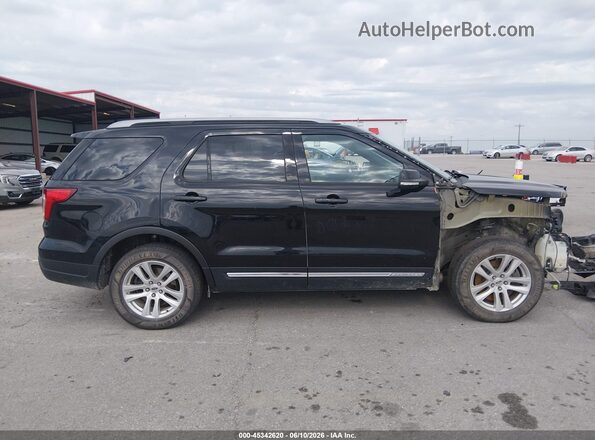 1FM5K8DH6JGA86546 2018 FORD EXPLORER Black Սալոնի 360 աստիճան տեսք