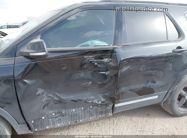 1FM5K8DH9GGC65155 2016 FORD EXPLORER Black Դիմացի տեսք