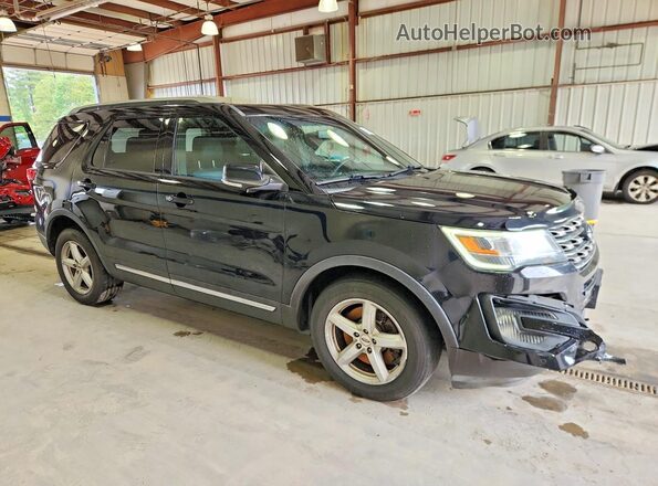 1FM5K8DHXGGA22258 2016 FORD EXPLORER Black Delantero derecho