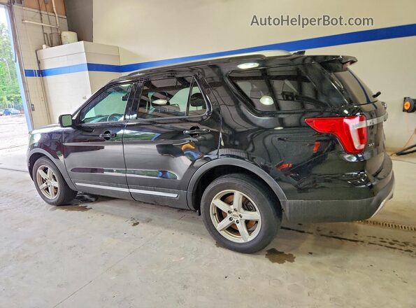 1FM5K8DHXGGA22258 2016 FORD EXPLORER Black Trasero izquierdo