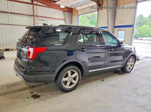 1FM5K8DHXGGA22258 2016 FORD EXPLORER Black Trasero derecho