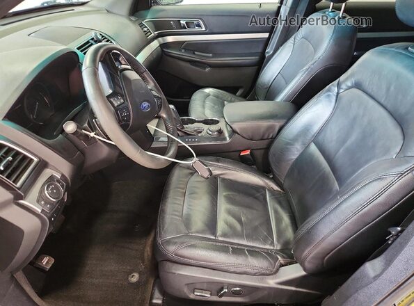 1FM5K8DHXGGA22258 2016 FORD EXPLORER Black Vista interior delantera