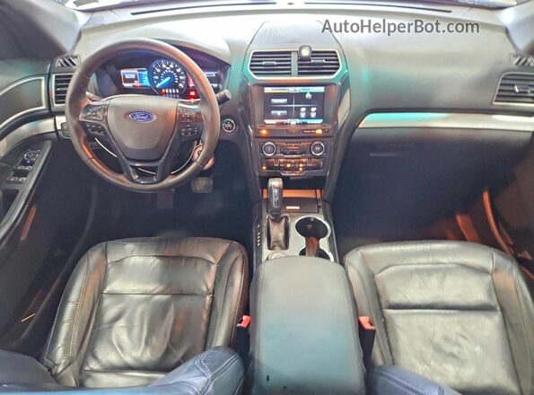 1FM5K8DHXGGA22258 2016 FORD EXPLORER Black Vista del salpicadero