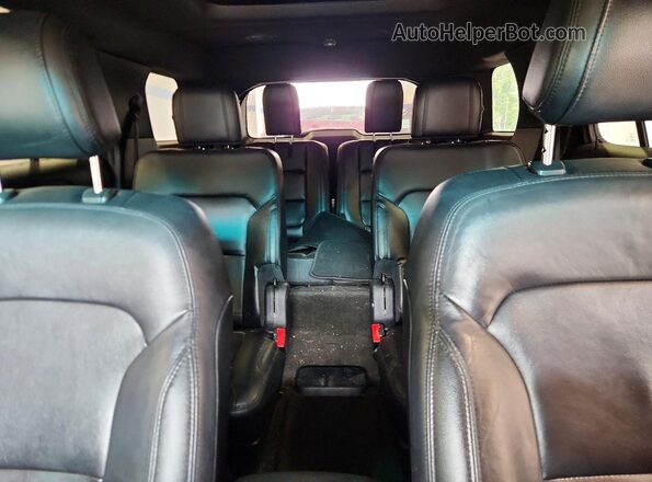1FM5K8DHXGGA22258 2016 FORD EXPLORER Black Vista de los asientos traseros