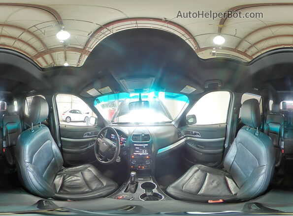 1FM5K8DHXGGA22258 2016 FORD EXPLORER Black Vista interior de 360 grados