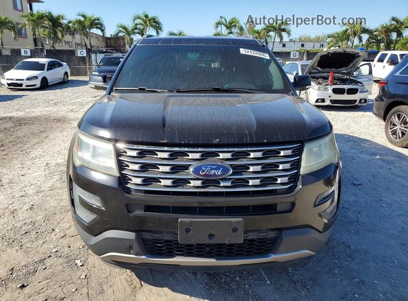 1FM5K8DHXGGA73825 2016 FORD EXPLORER Black Вид спереду
