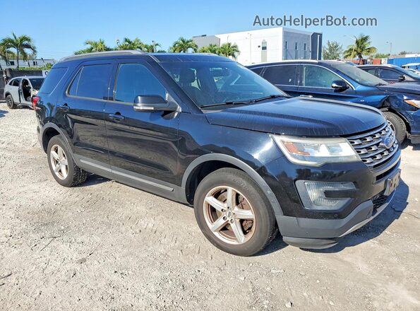 1FM5K8DHXGGA73825 2016 FORD EXPLORER Black Передня права чверть
