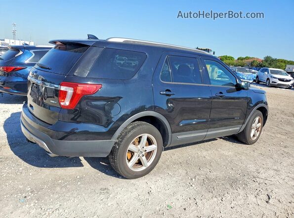 1FM5K8DHXGGA73825 2016 FORD EXPLORER Black Задня права чверть