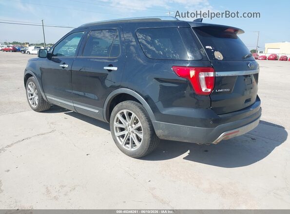 1FM5K8F80GGA45173 2016 FORD EXPLORER Black Rear left