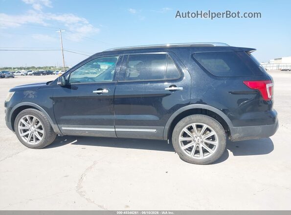 1FM5K8F80GGA45173 2016 FORD EXPLORER Black 360 interior view