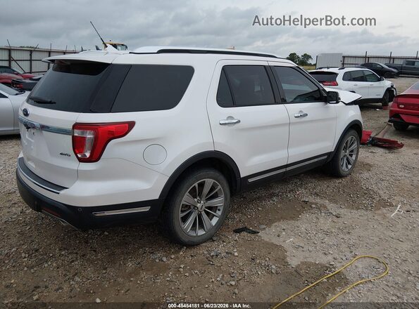 1FM5K8F80JGC11747 2018 FORD EXPLORER White Հետևի աջ