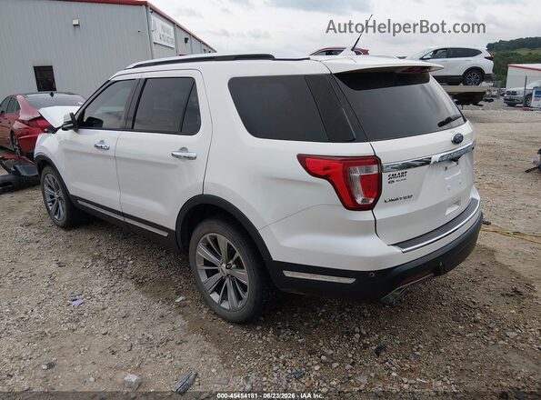 1FM5K8F80JGC11747 2018 FORD EXPLORER White Հետևի ձախ