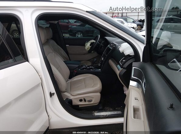 1FM5K8F80JGC11747 2018 FORD EXPLORER White Սալոնի դիմացի տեսք