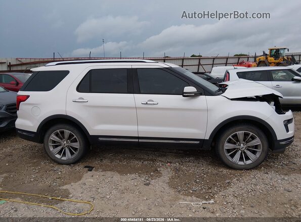 1FM5K8F80JGC11747 2018 FORD EXPLORER White Սալոնի 360 աստիճան տեսք