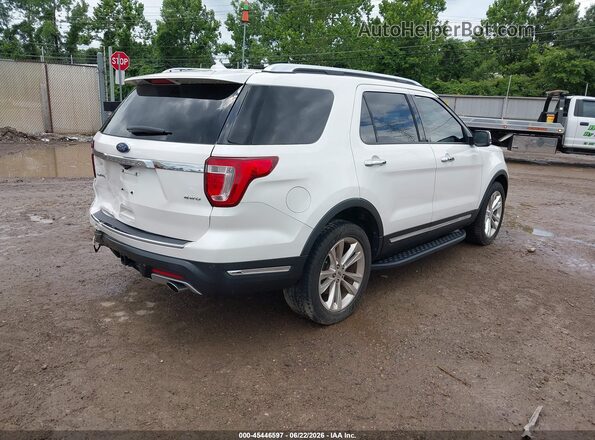 1FM5K8F80KGA70468 2019 FORD EXPLORER White უკანა მარჯვენა