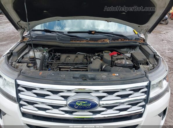 1FM5K8F80KGA70468 2019 FORD EXPLORER White უკანა ხედი