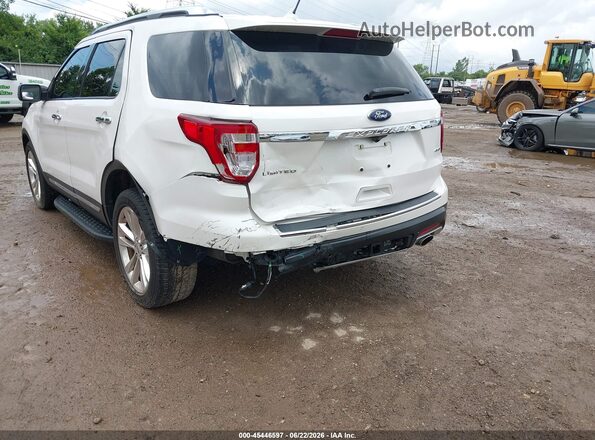 1FM5K8F80KGA70468 2019 FORD EXPLORER White წინა ხედი