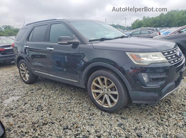 1FM5K8F81GGA36319 2016 FORD EXPLORER Black Առջևի աջ