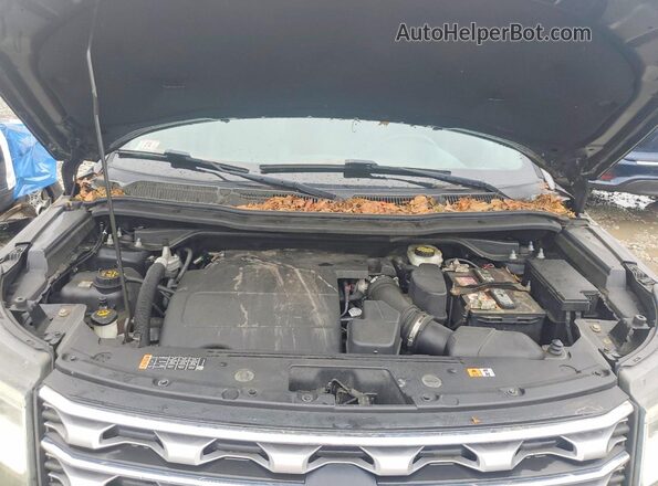 1FM5K8F81GGA36319 2016 FORD EXPLORER Black Շարժիչի բաժամունքի տեսք
