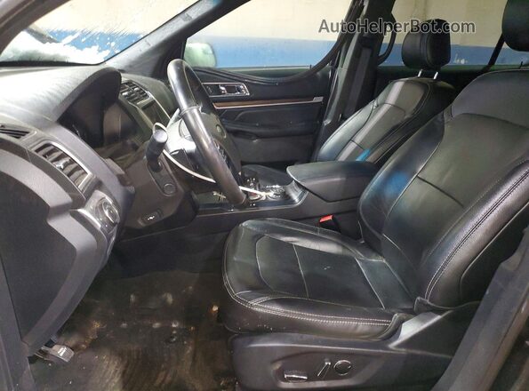 1FM5K8F81GGA98786 2016 FORD EXPLORER Black წინა სალონის ხედი