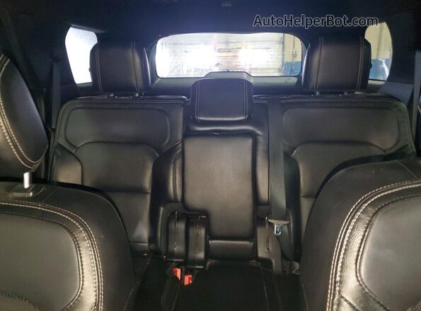 1FM5K8F81GGA98786 2016 FORD EXPLORER Black უკანა სავარძლების ხედი
