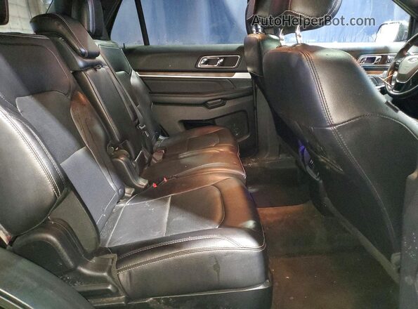 1FM5K8F81GGA98786 2016 FORD EXPLORER Black უკანა სალონის ხედი