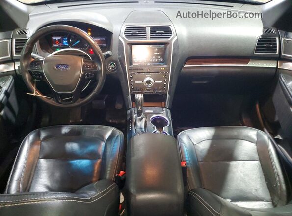 1FM5K8F81GGA98786 2016 FORD EXPLORER Black წინა პანელის ხედი