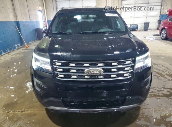1FM5K8F81GGA98786 2016 FORD EXPLORER Black წინა ხედი