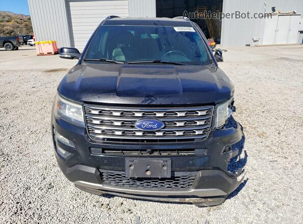 1FM5K8F81GGD04124 2016 FORD EXPLORER Black წინა ხედი