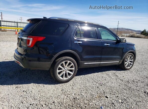 1FM5K8F81GGD04124 2016 FORD EXPLORER Black უკანა მარჯვენა