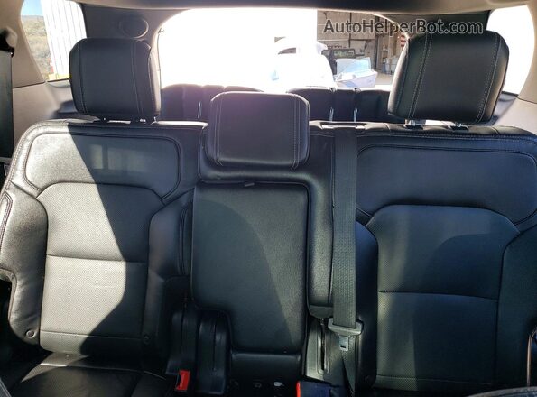 1FM5K8F81GGD04124 2016 FORD EXPLORER Black უკანა სავარძლების ხედი