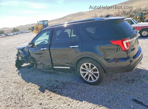 1FM5K8F81GGD04124 2016 FORD EXPLORER Black უკანა მარცხენა