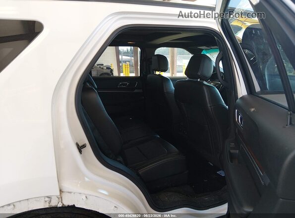 1FM5K8F81GGD06651 2016 FORD EXPLORER White Vista de la etiqueta del VIN