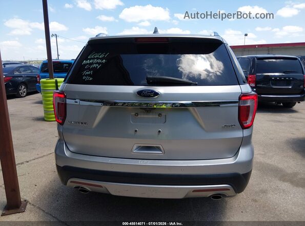 1FM5K8F81HGC06938 2017 FORD EXPLORER Silver 