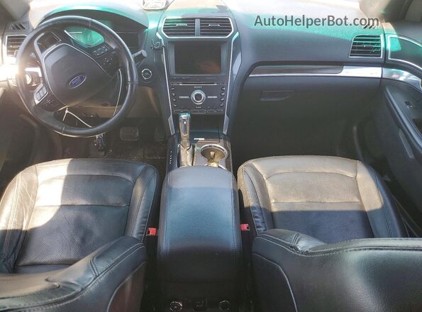 1FM5K8F82HGA10393 2017 FORD EXPLORER Charcoal Vista del salpicadero