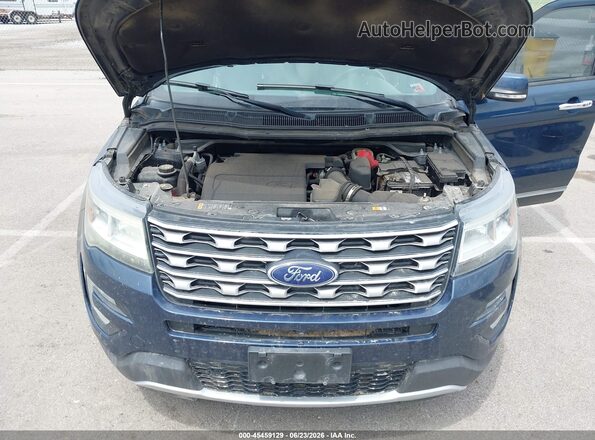 1FM5K8F82HGB21459 2017 FORD EXPLORER Blue Vista trasera
