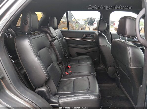 1FM5K8F82HGC37955 2017 FORD EXPLORER Gray Вид наклейки з VIN-кодом