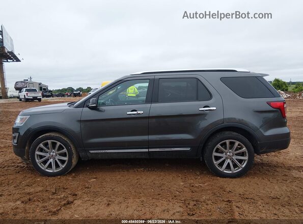 1FM5K8F82HGC37955 2017 FORD EXPLORER Gray Панорамний вид салону 360°