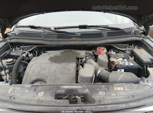1FM5K8F82HGC37955 2017 FORD EXPLORER Gray Вид ззаду