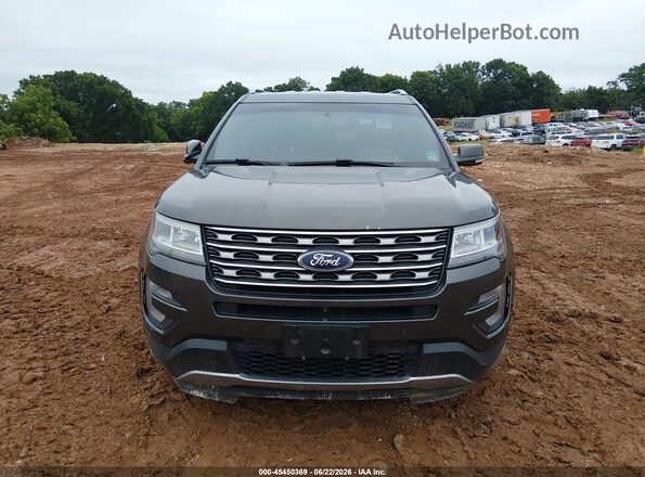 1FM5K8F82HGC37955 2017 FORD EXPLORER Gray Вид щитка приладів
