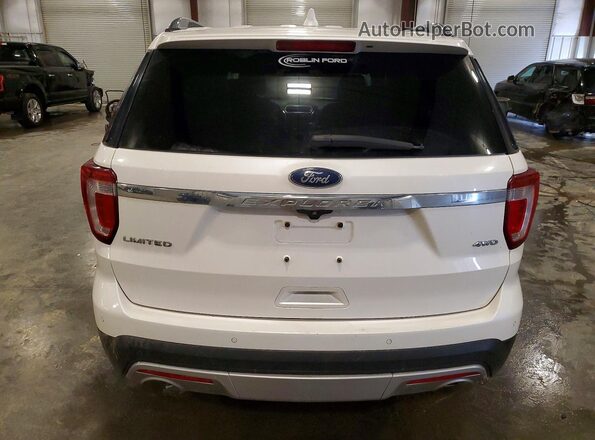 1FM5K8F82HGD60784 2017 FORD EXPLORER White Հետևի տեսք