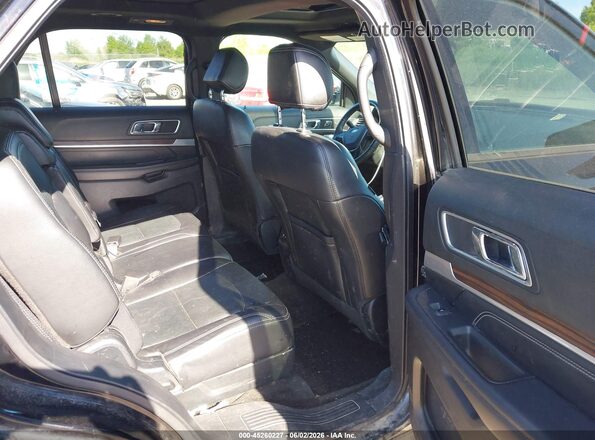 1FM5K8F82HGE17923 2017 FORD EXPLORER Black Vista de la etiqueta del VIN