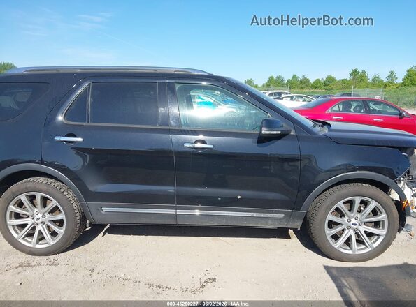 1FM5K8F82HGE17923 2017 FORD EXPLORER Black Vista interior de 360 grados