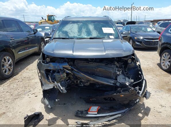 1FM5K8F82JGA70308 2018 FORD EXPLORER Gray Vista del cuadro de instrumentos